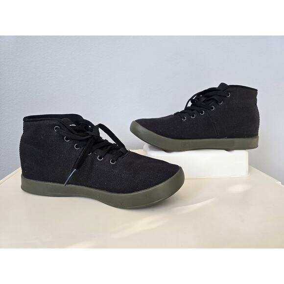 NOBULL Outwork High‑Top Sneaker Black Olive Women's Size 8.5 Unisex Athleisure - Picture 2 of 7